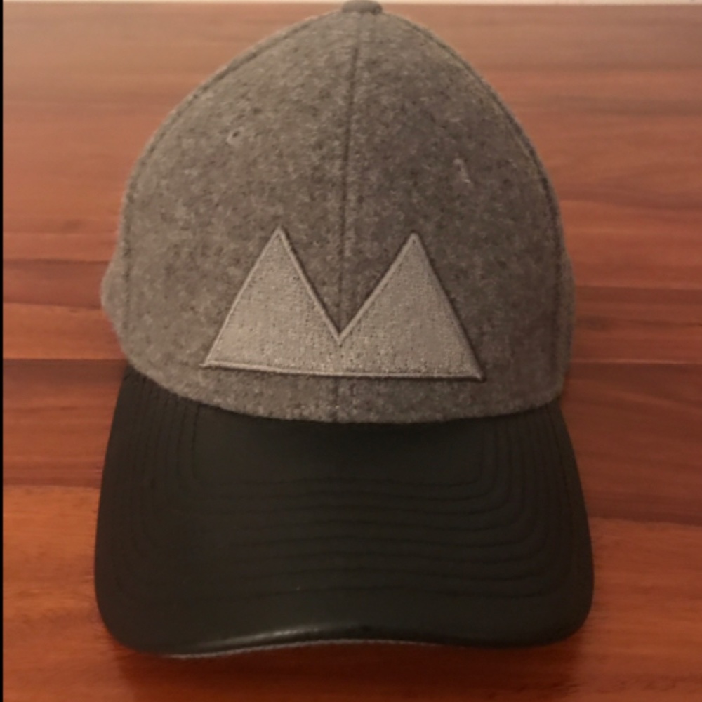 Marc by Marc Jacobs Wool Cap Leather Brim Hat